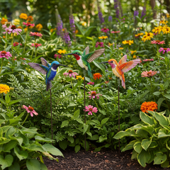 Hummingbird Garden Stake, Asst (Set of 3)