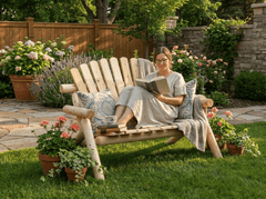 Durable Outdoor Wooden Bench