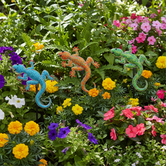 Gecko Garden Stake (Set of 3)