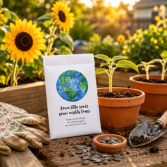 Earth Day Seed Packet Favors - Pack of 25