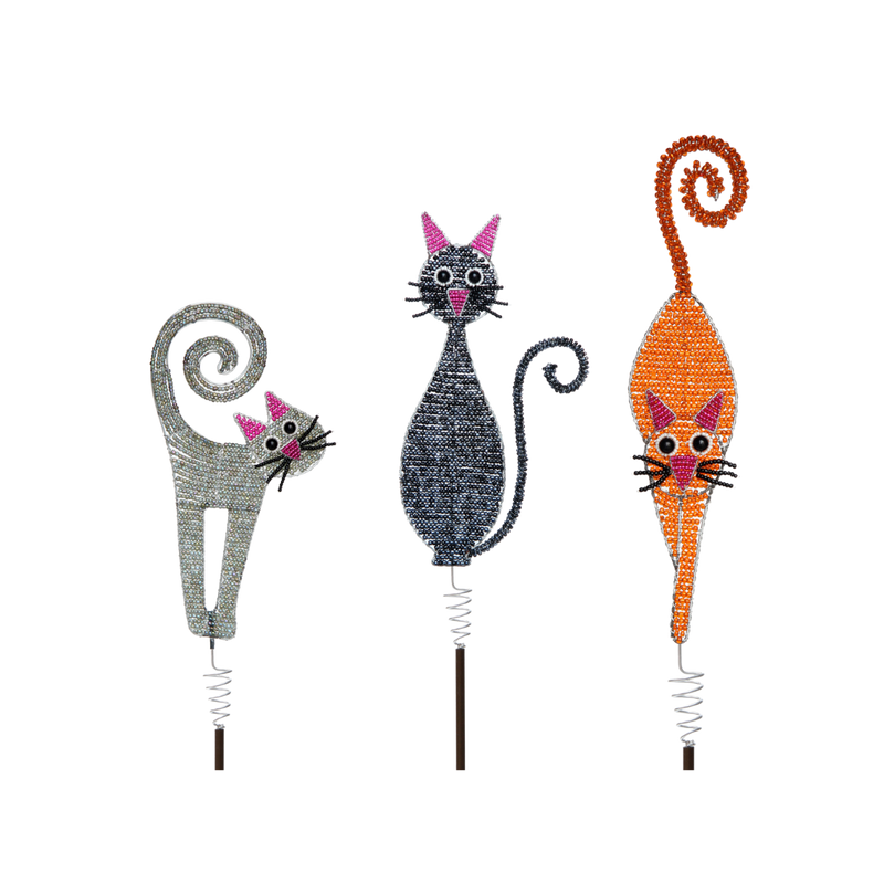 Cat Garden Stake (Set of 3)