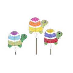 Turtle Garden Stake, Asst (Set of 3)