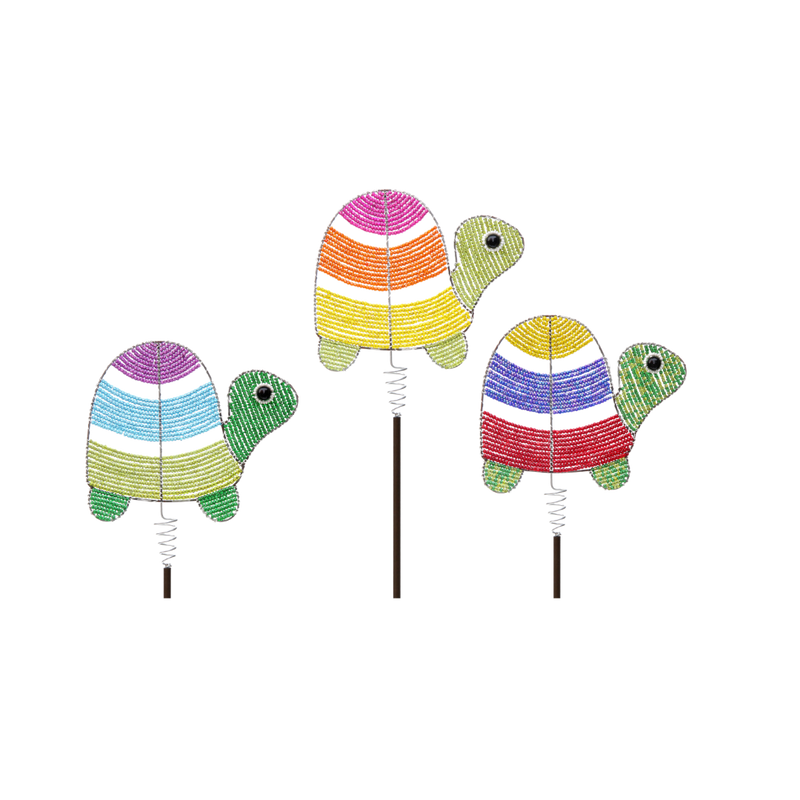 Turtle Garden Stake, Asst (Set of 3)