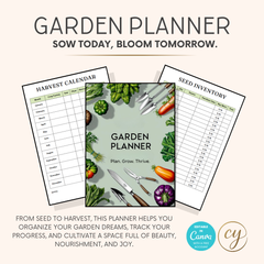 Ultimate Garden Planner – 40+ Page Canva Template
