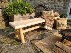 Handmade Solid Wooden Bench