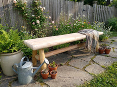 Handmade Solid Wooden Bench