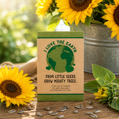 Earth Day Seed Packet Favors | I Love the Earth