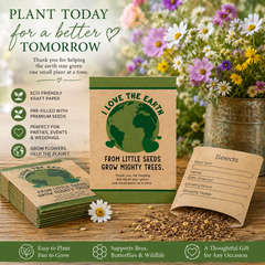 Earth Day Seed Packet Favors | I Love the Earth