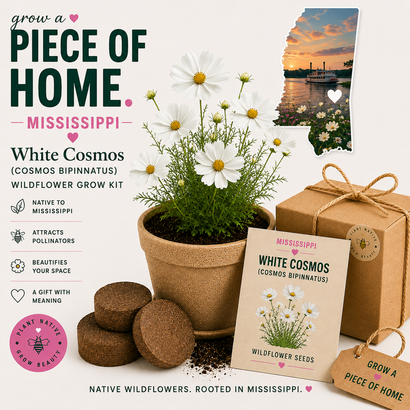 Mississippi White Cosmos Grow Kit
