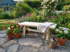 Outdoor Farmhouse Entryway Bench