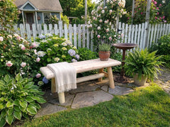 Outdoor Farmhouse Entryway Bench