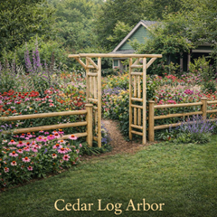 Outdoor Wooden Arbor