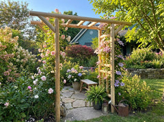 Outdoor Wooden Arbor