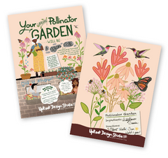 Butterfly Garden Pollinator Greetings Kit w. Non-GMO Butterfly Seed Packet, Infosheets + Gardener Greeting Card (Celebrate Pollinators)