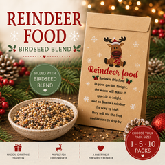 Reindeer Food Birdseed Packets – Christmas Eve Tradition – Santa’s Reindeer Treat