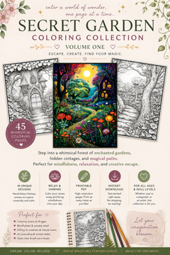 Secret Garden Coloring Collection – Volume One