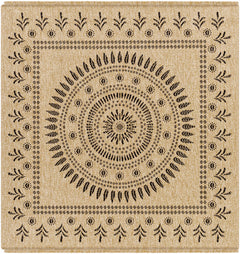 Beata Round Faux Jute Outdoor Rug - Clearance