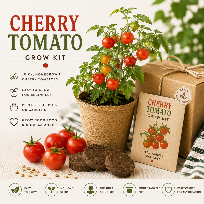 Cherry Tomato Grow Kit | Grow Your Own Tomatoes at Home