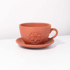 Lyfe Teacup Looking Terracotta  Planter - Empty